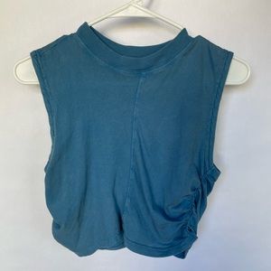 Free people tank with sinched sides